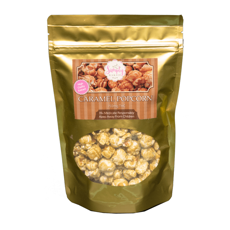 Simply Baked Caramel Corn | BC Weed Edible Canada