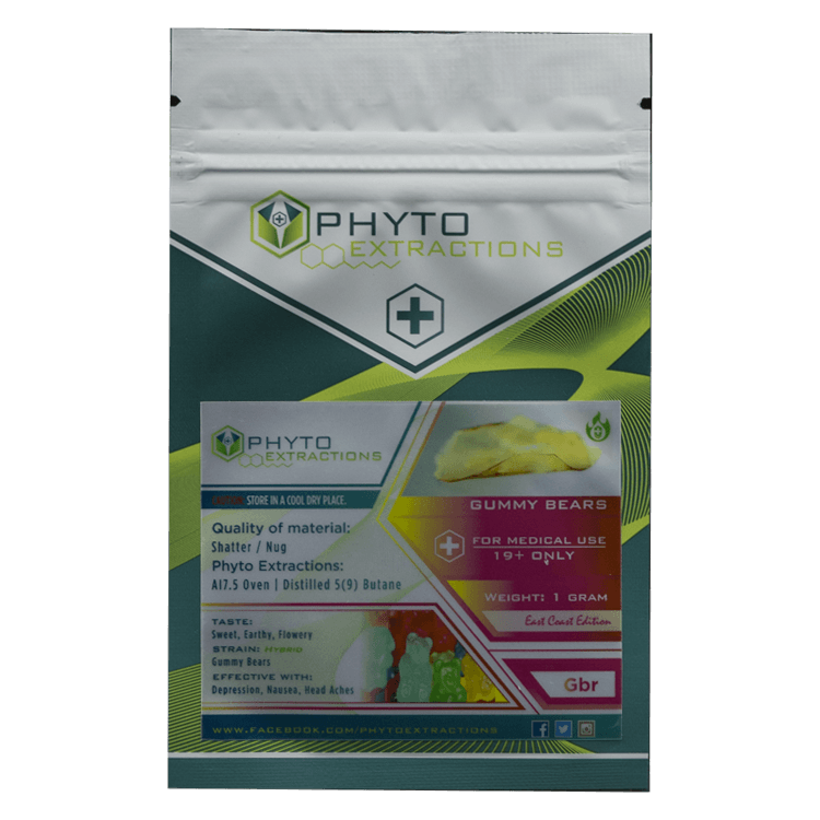 Phyto – Gummy Bears – 1g or 7g | BC Weed Edible Canada