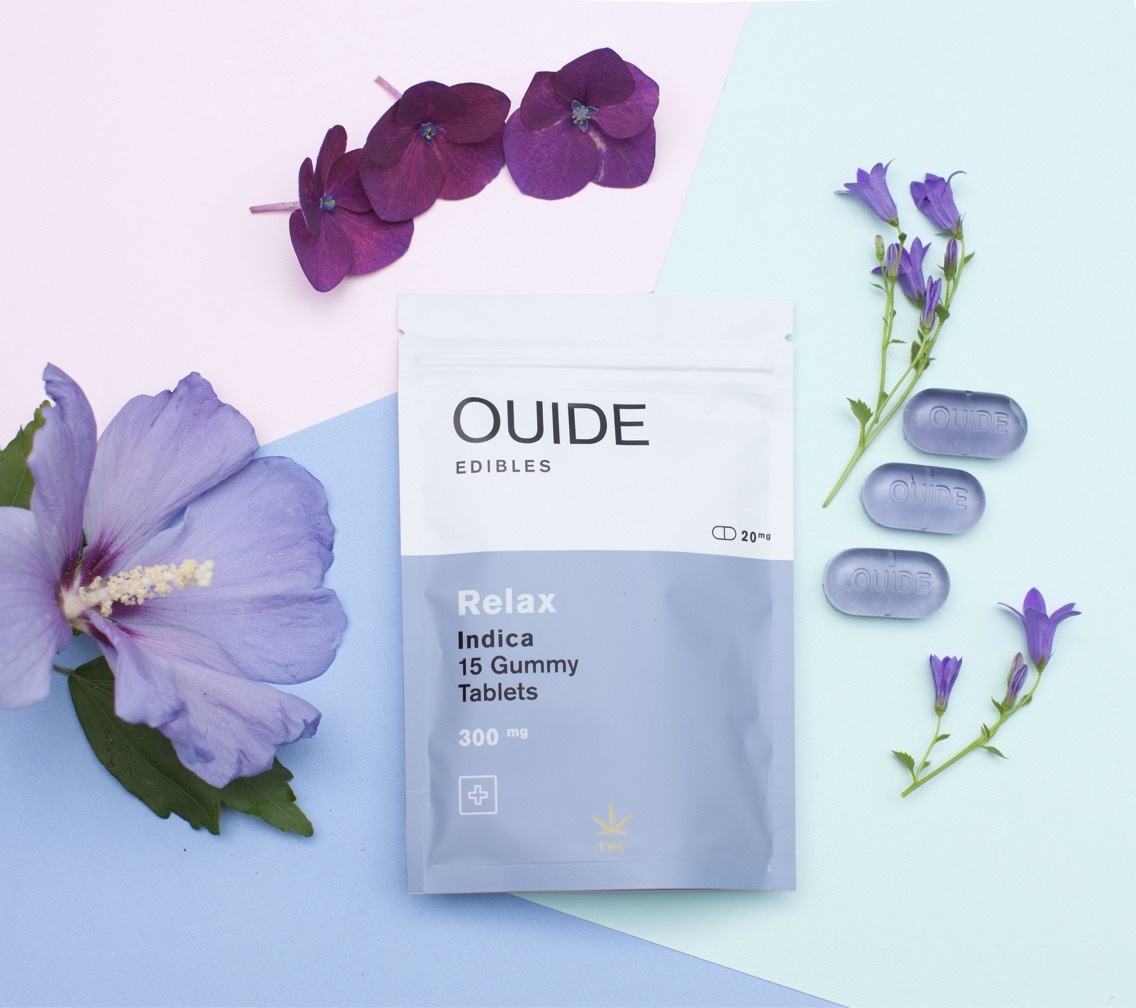 Ouide Edibles – Relax – Indica Gummies 300mg | BC Weed Edible Canada Ouide Edibles – Relax – Indica Gummies 300mg | BC Weed Edible Canada