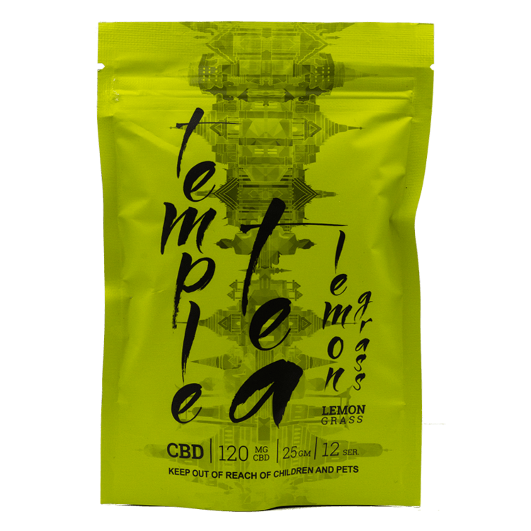 Temple Tea – Lemongrass CBD Tea – 120mg | BC Weed Edible Canada