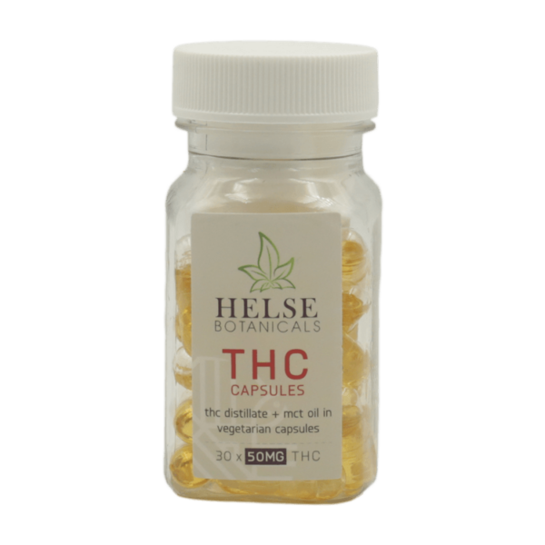Helse Botanicals – THC Capsules – 50mg | BC Weed Edible Canada