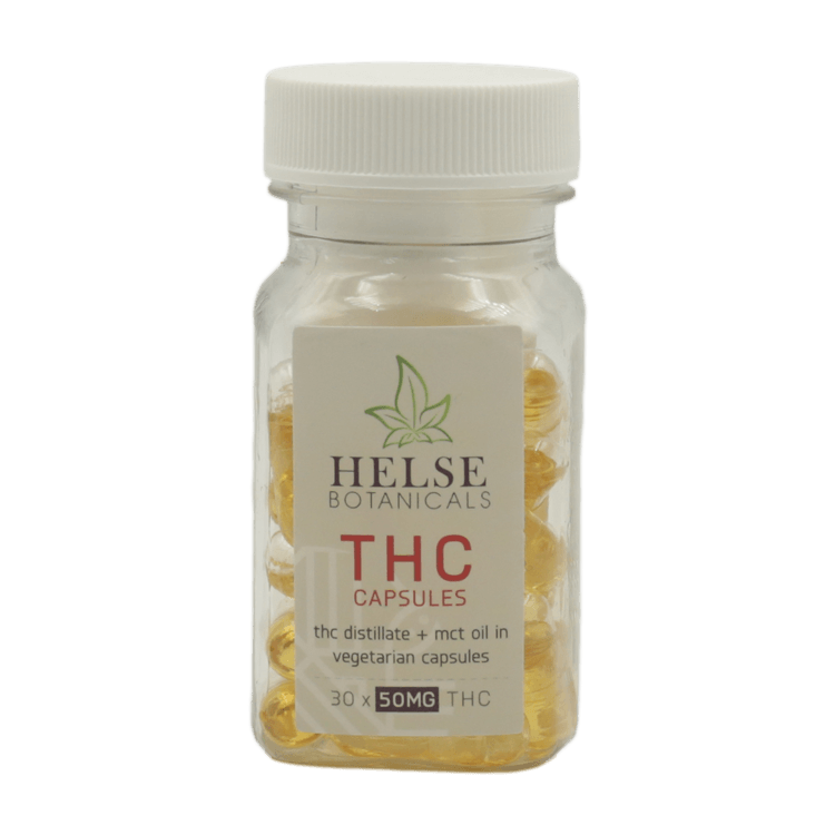 Helse Botanicals – THC Capsules – 50mg | BC Weed Edible Canada