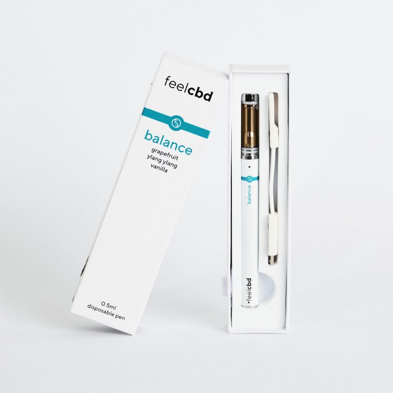 FeelCBD – Balance – Dispsable CBD Vape Pen 0.5ml | BC Weed Edible Canada