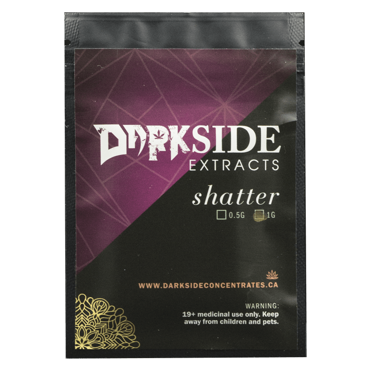 Darkside Shatter – Amnesia Haze | BC Weed Edible Canada
