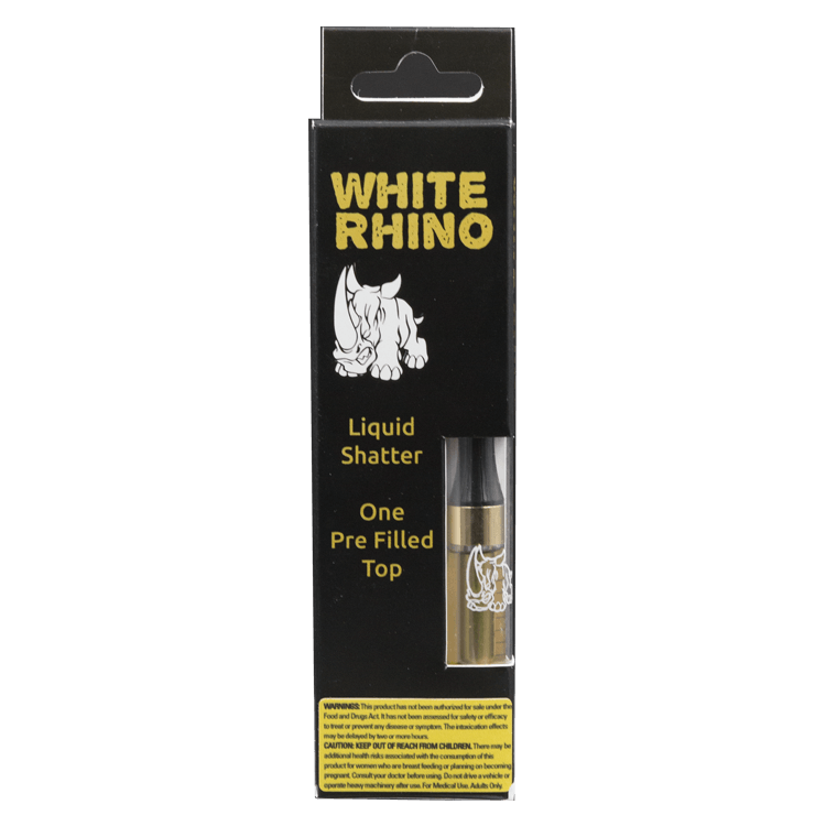 White Rhino – Liquid Shatter Refill Cartridge – Girl Scout Cookies 1g | BC Weed Edible Canada