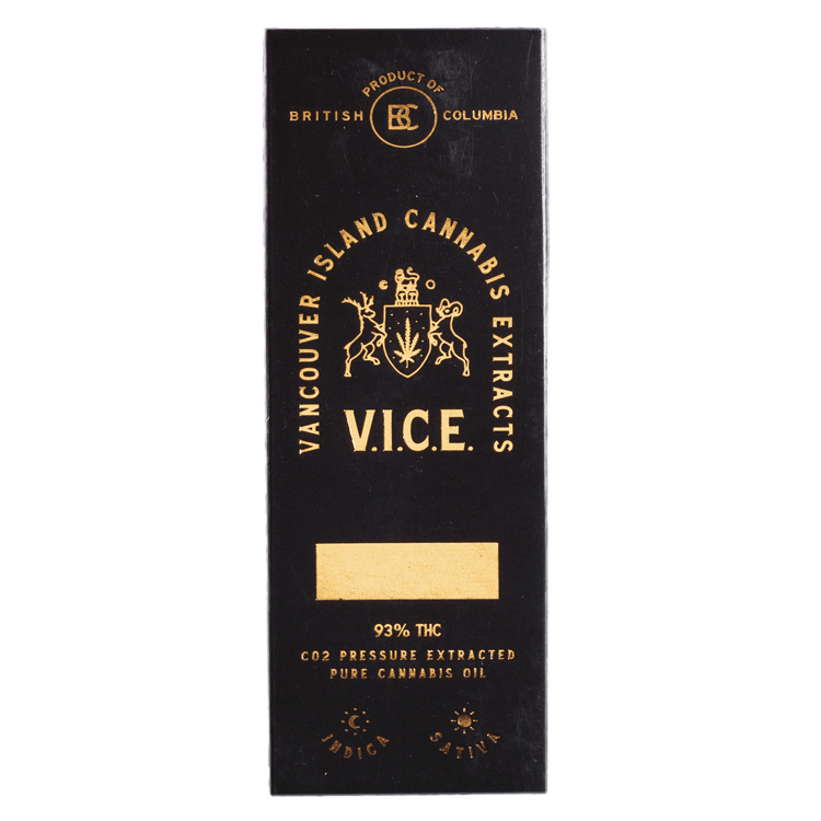 Vice – CO2 Oil Refill Cartridges – BC Kush 0.3ml | BC Weed Edible Canada
