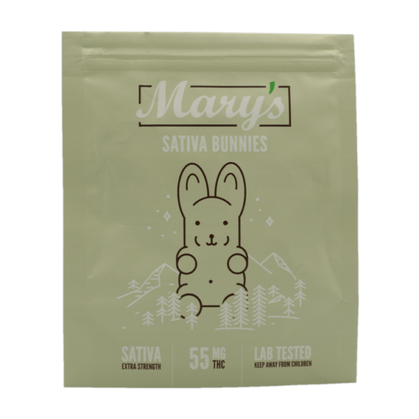 Mary’s Medibles – Sativa Bunnies – Extra Strength – 55mg | BC Weed Edible Canada