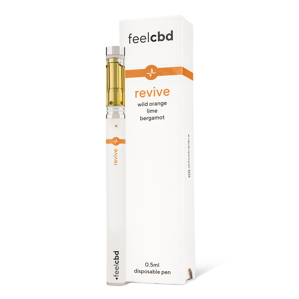 FeelCBD – Revive – Dispsable CBD Vape Pen 0.5ml | BC Weed Edible Canada