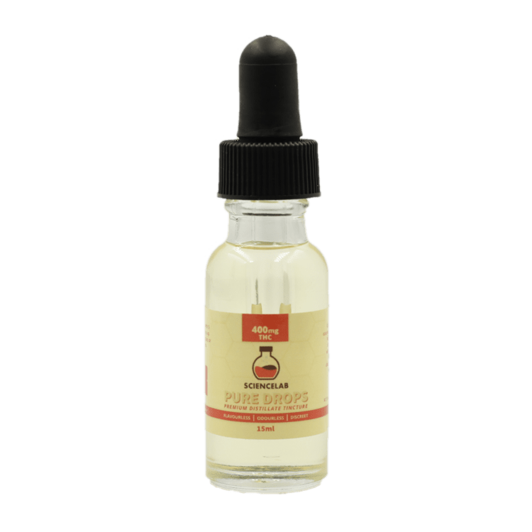 Sciencelab – Pure Drops – Premium Distillate Tincture – 400mg THC | BC Weed Edible Canada